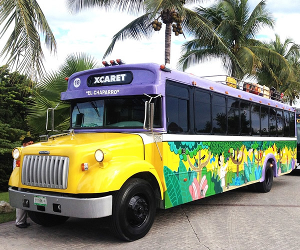 Bus in Mexico.