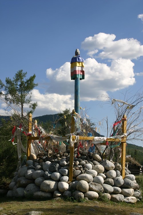 Stone shamanic shrine