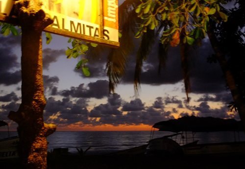 Night falls over a paradise in Costa Rica.