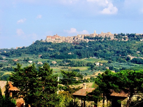 View of Montepulciano, Tuscany, Italy