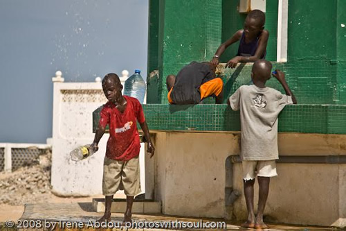 Children playing in Senegal