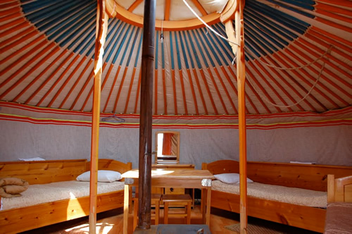 Inside a Mongolian Ger