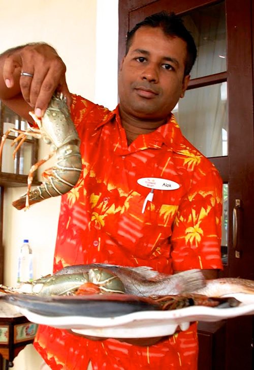 Seafood lunch at Fisherman's Warf, Panaji.