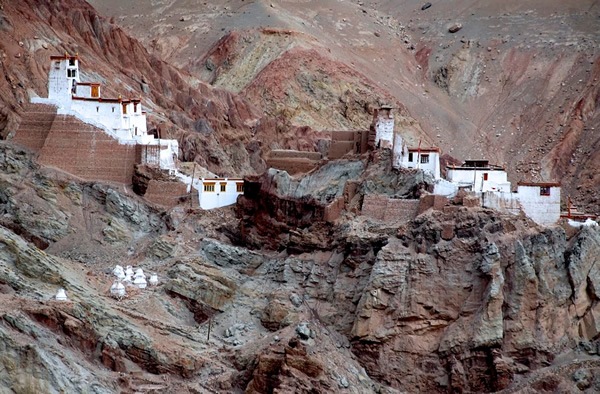 Chilling coppersmith's town in Ladakh.