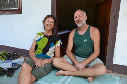 Author and partner in Laos