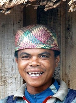 Young Betsileo tribe member in Madagascar.