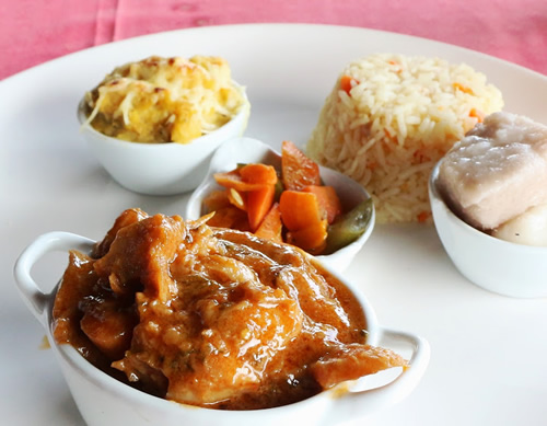 Conch fricassee at Le Moulin à Cannes.