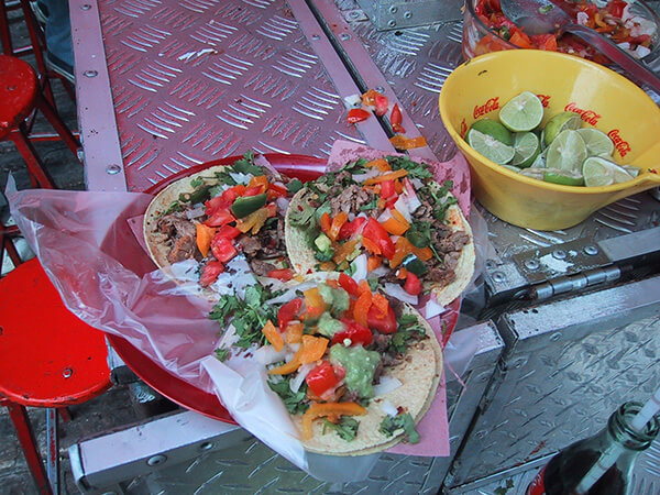 Tacos are the authentic food to go in Mexico.