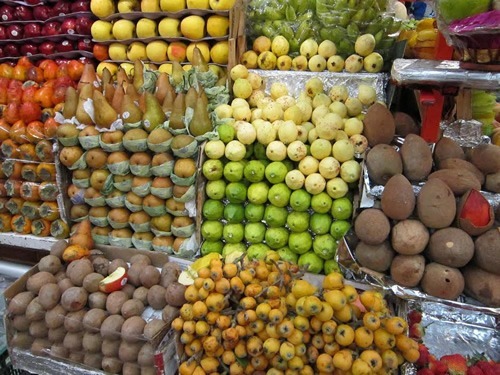 Frutta assortita in Messico