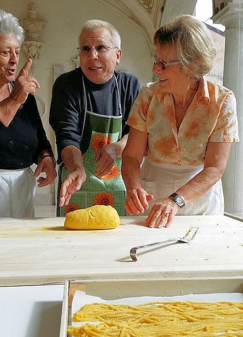 Making Pasta in Northern Italy.