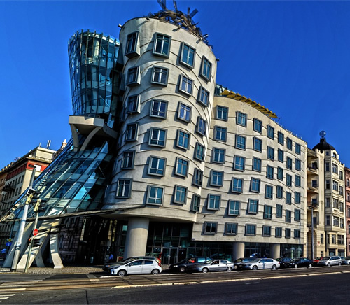 Dancing house in Prague.