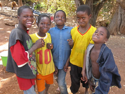Boys in Guinea