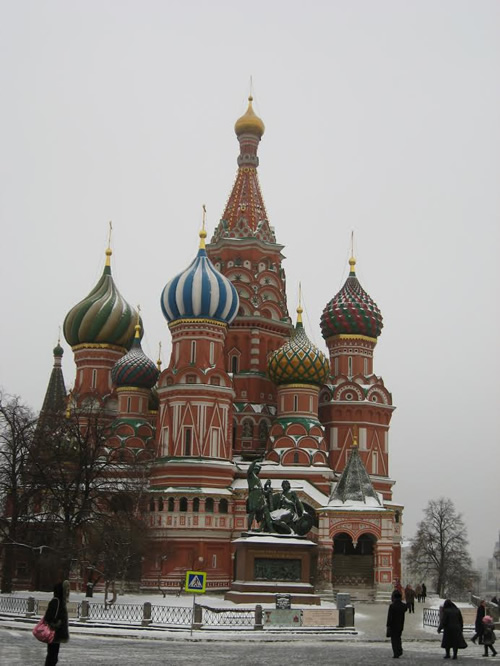 St. Basil's Cathedral in Moscow, Russia