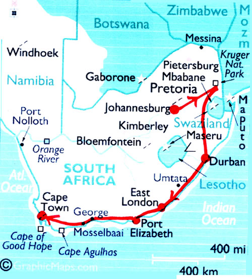 independent travel south africa