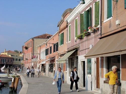 Grand Murano Canal in Venice.