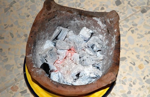 A kanoun used in winter time to heat rooms.
