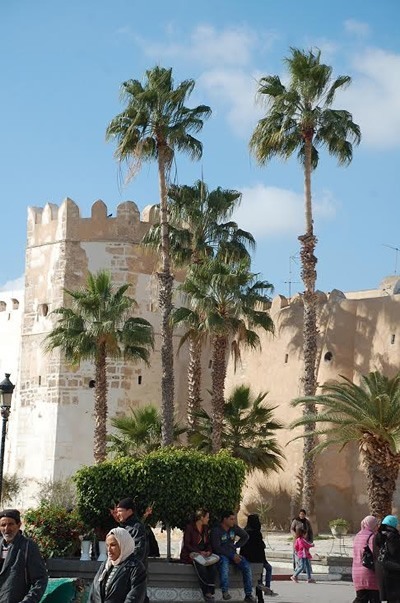 Ramparts of the old town of El Jem.