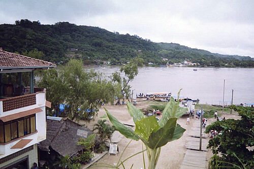 Town in the Bolivian jungle.