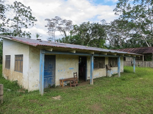 The old stone village school.