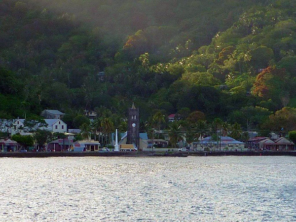 Levuka seen from the sea.