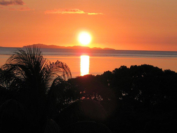 Sunrise in Levuka, Fiji.