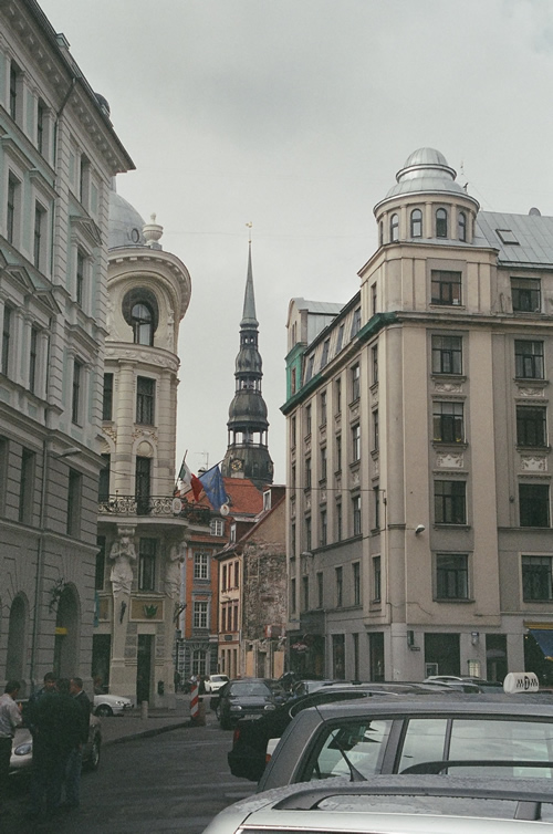 Street in Riga, Latvia 2004