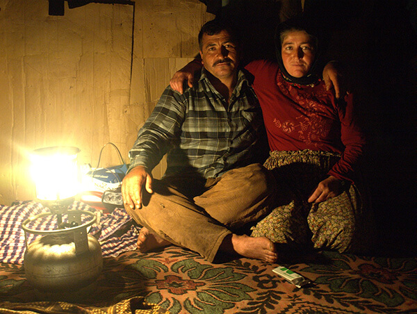 Ibrahim and Fatima, Turkish nomads.