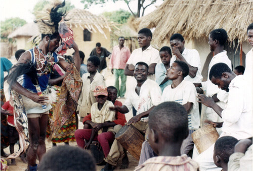 Dancing to rhythm in Zambia