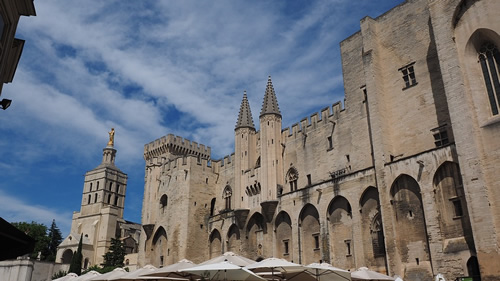 The Palais des Papes in Avignon.