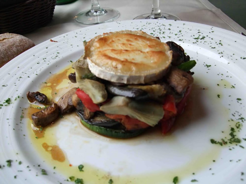 Pilgrims fare in Burgos, Castilla y Leon.