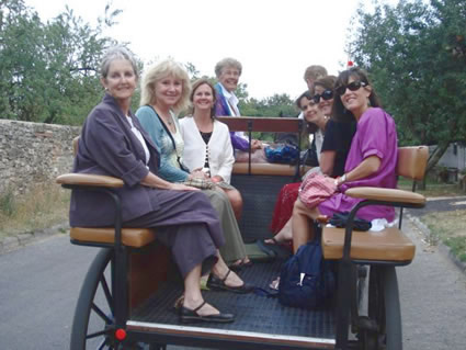 Women in Hefiz, Hungary.