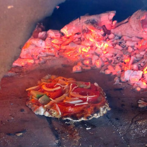 Farm jobs: Building pizza oven