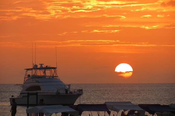 A hard day work on a superyacht.