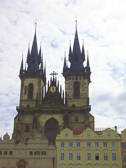Tyn Church, Old Town Square, Prague.