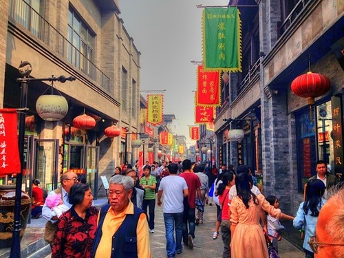 People in Beijing, China.