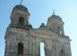 View of church: Teaching in France.