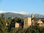 View of Alhambra castle in Grenada, Spain thumbnail