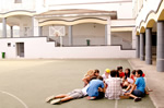 Courtyard in Granada: Teaching English in Granada.