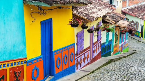 A street in Bogota, Colombia