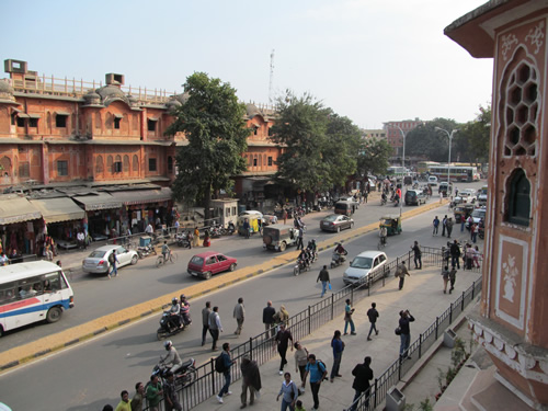 Jaipur City street scene.