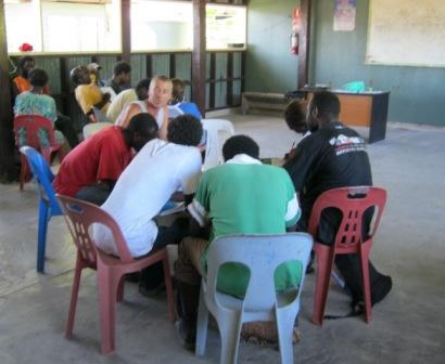 Youth Human Rights Workshop session