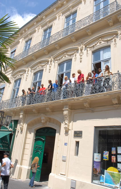 Photo of the Institut Européen de Français in Montpellier.