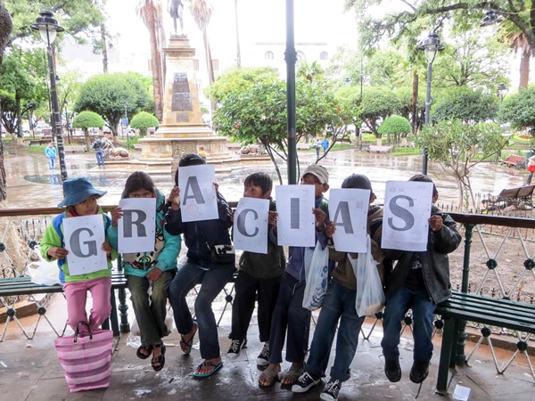 Volunteering with street children in Bolivia