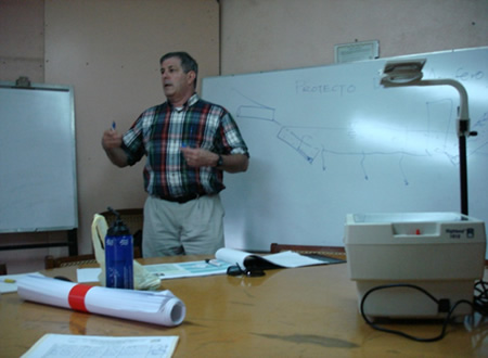 Sal Arnaldo volunteering in Nicaragua.