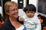 Volunteer at a day-care in Ecuador as a senior.