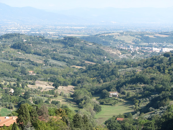 View from Perugia, Italy