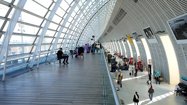 The TGV train station in Avignon where you can enjoy high-speed travel