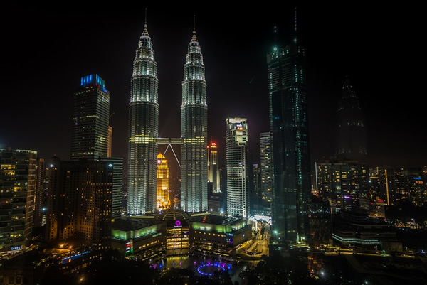 Skyline of Kuala Lumpur, Malaysia