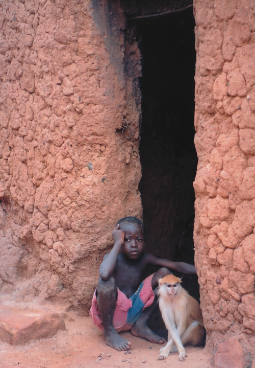 A child in Burkino Faso
