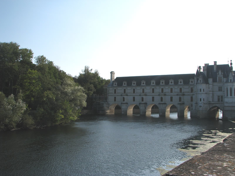 Chenonceau Castle in the Loire Valley, France.